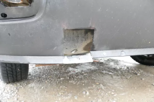 VW T4 kurze Version Stoßstange Frontstoßstange vorne schwarz AC-0 7D0807221 Nebe (177127)