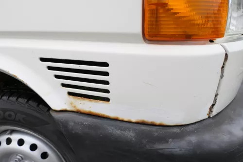 VW T4 kurze Version Kotflügel vorne rechts weiß R902 7D0821104B (177128)