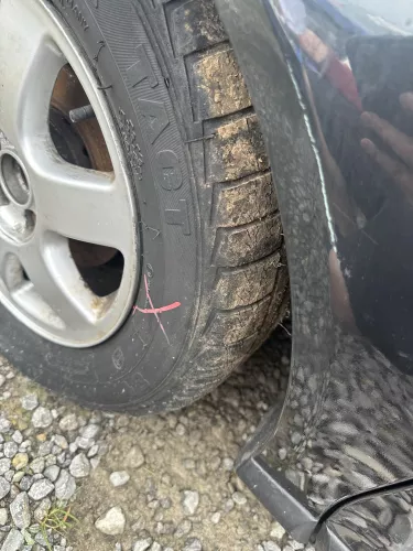 Audi A3 8L Kotflügel vorne links schwarz LZ9U (177170)