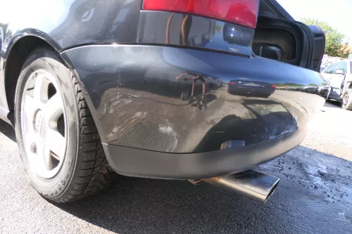 Audi A3 8L Stoßstange Heckstoßstange hinten schwarz LZ9U (177177)