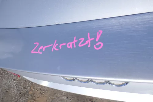 Audi TT 8N Roadster Heckklappe Kofferraumklappe Klappe Spoile hinten silber LY7W (177204)