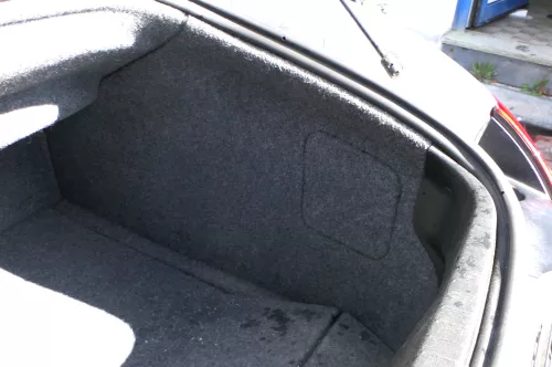 TT 8N Roadster Verkleidung Abdeckung Kofferraum Teppich Boden hinten rechts Seit