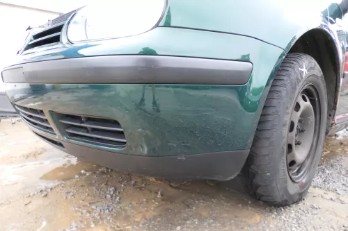 VW Golf 4 1J Stoßstange vorne Stoßfänger vorn grün LC6M (177628)