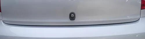 VW Fox 5Z Stoßstange hinten Stoßfänger silber LA7W Heckstoßstange Bilder!! (177670)