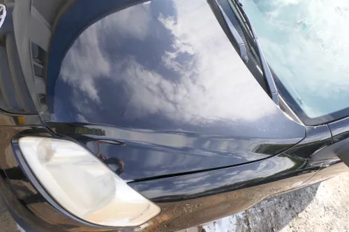 VW Fox 5Z Motorhaube Klappe vorn vorne schwarz LC9Z Haube (177678)