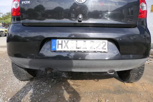 VW Fox 5Z Stoßstange hinten Stoßfänger schwarz LC9Z Heckstoßstange