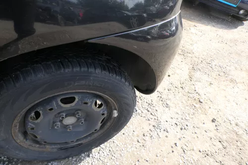 VW Fox 5Z Stoßstange hinten Stoßfänger schwarz LC9Z Heckstoßstange (177685)