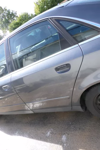 A4 B6 8E Türblatt Tür hinten links grau LX7Z  Limousine + Rahmen (177705)