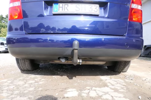 Touran 1T Stoßstange hinten Heckstoßstange Stoßfänger blau LB5N - PDC Einparkh