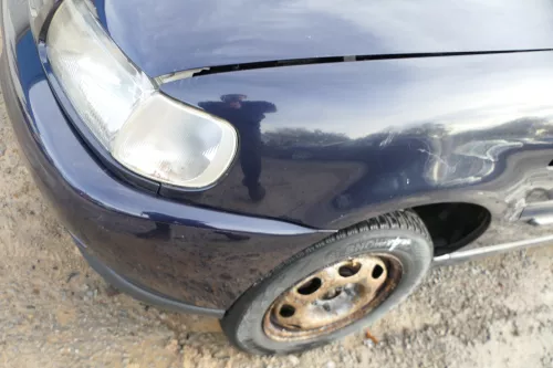 VW Polo 6N 6N1 Kotflügel vorne links blau LC5H (178002)