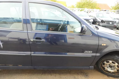 Polo 6N 6N2 Tür vorne rechts Beifahrertür 4/5-Türer blau LC5H ohneAnbauteile