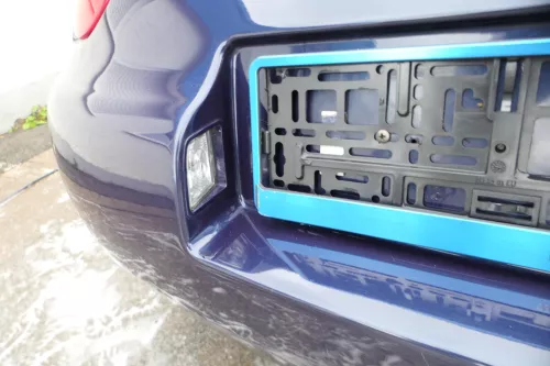 VW New Beetle 9C Stoßstange hinten Stoßfänger blau LG5T Heckstoßfänger (178018)