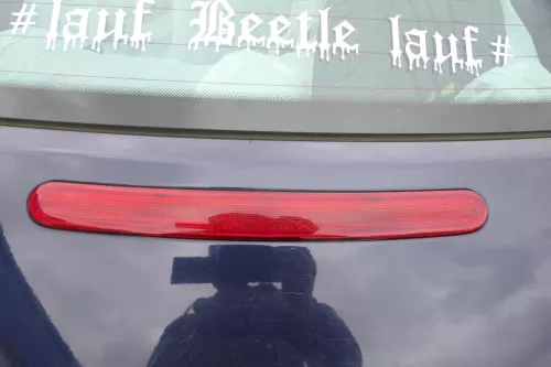 VW New Beetle 1C 9C Heckklappe mit Scheibe Klappe hinten blau LG5T (ohneSchlo (178019)