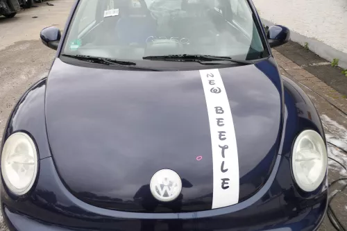 VW New Beetle 9C Motorhaube Klappe vorne blau LG5T