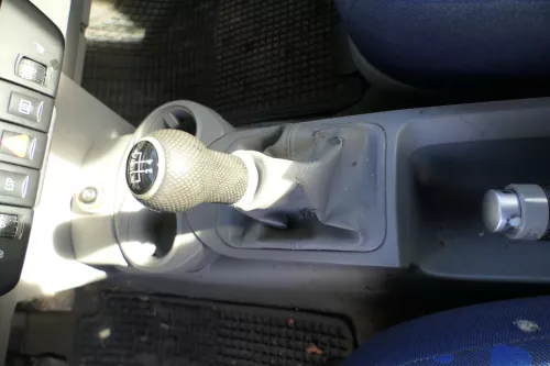 Beetle Schaltknauf Schaltsack Schaltung Schaltknüppel original 5-Gang Leder grau