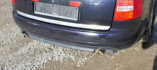 Quattro A6 4B Kombi Stoßstange hinten Heckstoßstange blau LZ5L Facelift + PDC