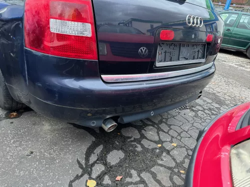 Quattro A6 4B Kombi Stoßstange hinten Heckstoßstange blau LZ5L Facelift + PDC (178109)