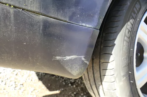 Quattro A6 4B Kombi Stoßstange hinten Heckstoßstange blau LZ5L Facelift + PDC (178109)