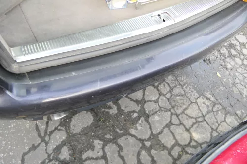 Quattro A6 4B Kombi Stoßstange hinten Heckstoßstange blau LZ5L Facelift + PDC (178109)