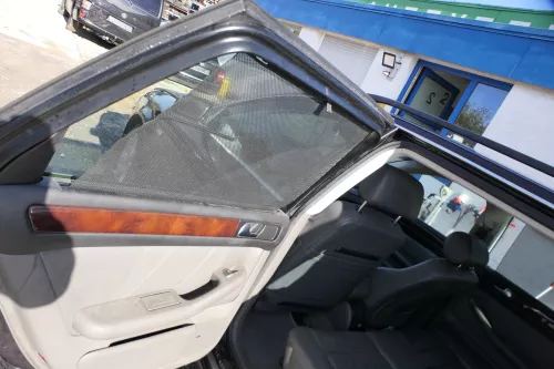 4x A6 4B Türverkleidung Verkleidung Tür vorne hint links rechts Leder grau swing (178118)