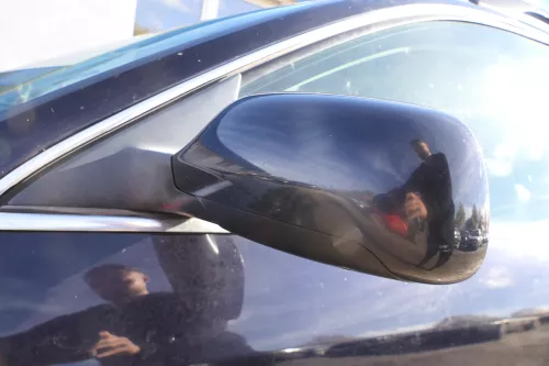 Audi A6 4B Spiegel Außenspiegel links blau LZ5L anklappbar Memor