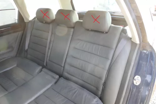 A6 4B Kombi Avant Rückbank Rücksitzbank Sitz Rücksitz Buffalino grau swing Leder