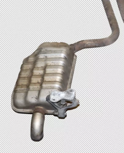 1x A4 8E B6 Auspuff Endschalldämpfer Endtopf + 2,5 TDI BFC   KEINquattro links