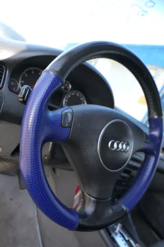 Audi A4 B5 A6 4B A8 Lenkrad Multifunktionslenkrad Tiptronic blau 8Z0419091AD (178152)