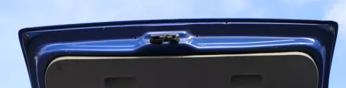 Polo 6N2 Heckklappe Klappe hinten Kofferraumklappe blau LW5Z Scheibe (178380)