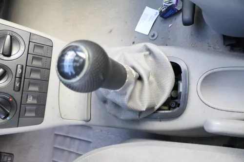 VW Lupo Polo 6N2 Schaltknauf Schaltsack Schaltung Schaltknüppel grau