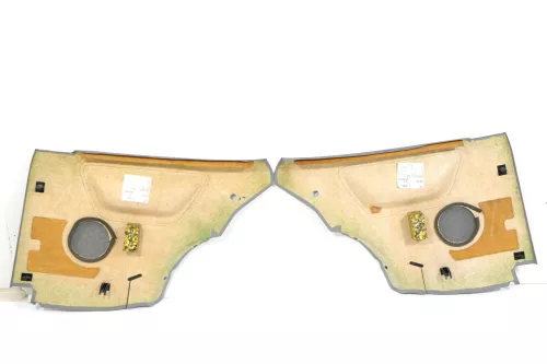 2x Polo 6N2 Verkleidung Seite hinten links + rechts  2/3-Türer GRAU für Lautspre (178395)