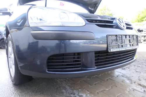 VW Golf 5 1K V Stoßstange vorne Frontoßstange Stoßfänger blau grau LC5F