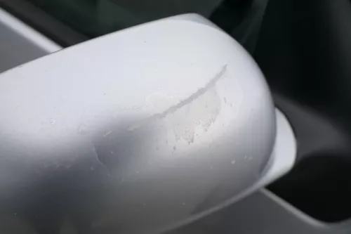 Golf 4 Bora elektrischer Spiegel vorne rechts Außenspiegel grau silber LA7W Glas (178519)