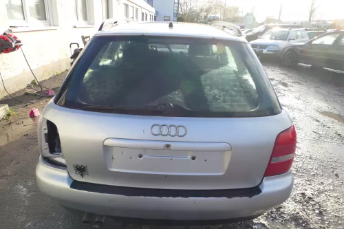 A4 B5 Heckklappe hinten Klappe Kofferraumklappe Kombi silber LY7M grau Scheibe