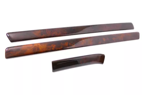 A4 B5 Verkleidung Klappe Abdeckung Dekor Holz Optik Nuss-Wurzelholz Echtholz 5MG (178557)