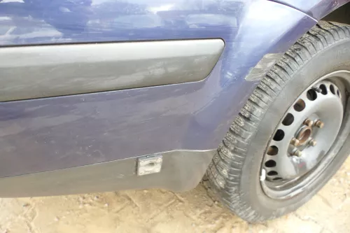 VW Passat 3B 3B5 Kombi Stoßstange hinten Heckstoßstange Stoßfänger blau LN5Y (178576)