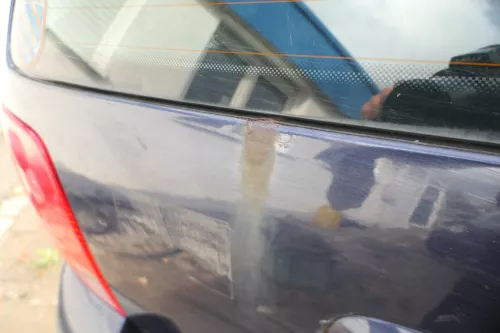 VW Passat 3B Kombi Variant Heckklappe Klappe hinten mit Scheibe blau LN5Y (178582)