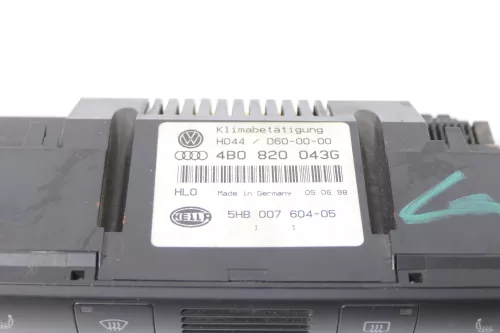 Audi A6 4B C5 Steuergerät Klimaanlage Klimabedienteil 4B0820043G Climatronic (178602)
