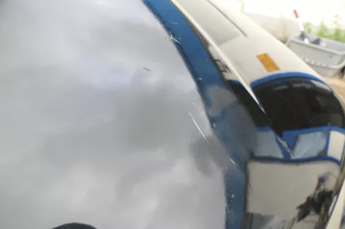 VW Polo 6N Motorhaube Frontklappe Haube vorne Klappe schwarz L041 (178668)