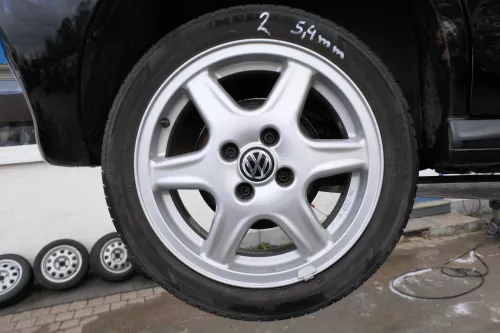 VW Polo 6N2 Lupo Alufelgen Felgen 195/45 R15 78H 1H0601025AE Reifen 5mm BBS (178670)