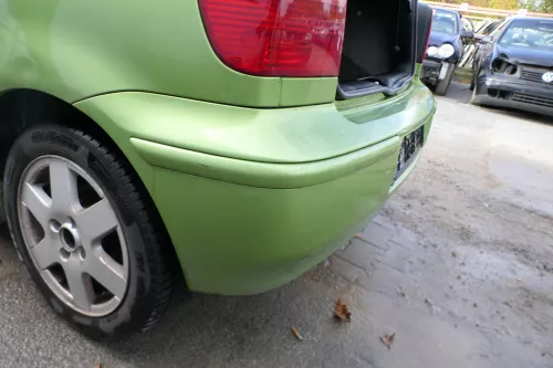 VW Polo 6N2 Stoßstange hinten Heckstoßstange Stoßfänger grün LA6M (178736)