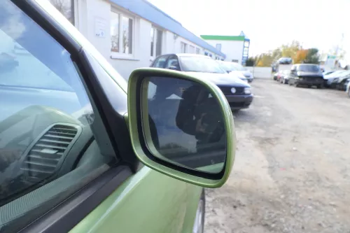 VW Polo 6N2 elektrischer Spiegel Außenspiegel rechts außen grün LC6M (178745)