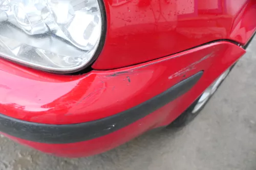 VW Golf 4 1J Stoßstange vorne Stoßfänger vorn rot LY3D (178892)