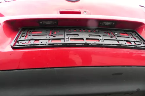 VW Golf 4 Limousine Stoßstange hinten Heckstoßstange Stoßfänger rot LY3D (178895)