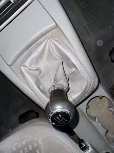 VW Passat 3B 3BG Schaltknauf Schaltsack Schaltung Schaltknüppel 5-Gang grau (178922)