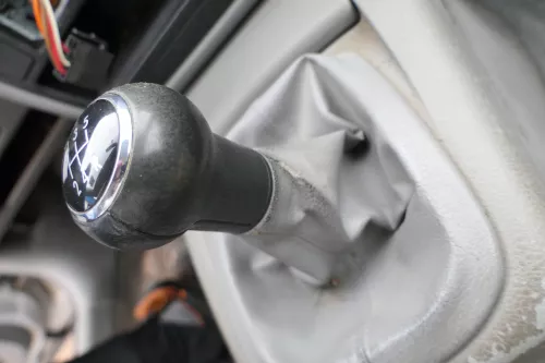 VW Passat 3B 3BG Schaltknauf Schaltsack Schaltung Schaltknüppel 5-Gang grau (178922)