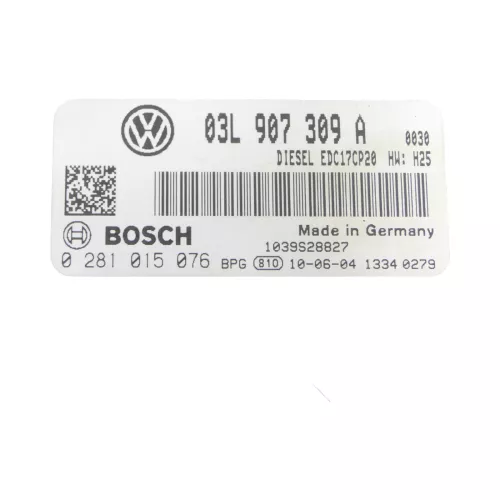 VW Passat 3C Golf Steuergerät 2,0l 103kw 140PS 103PS CBAC Motor 03L906022EN (178959)