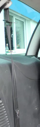 1x VW Sharan 7M Facelift Gurt ganz hinten links 3. Reihe 7M3857815C