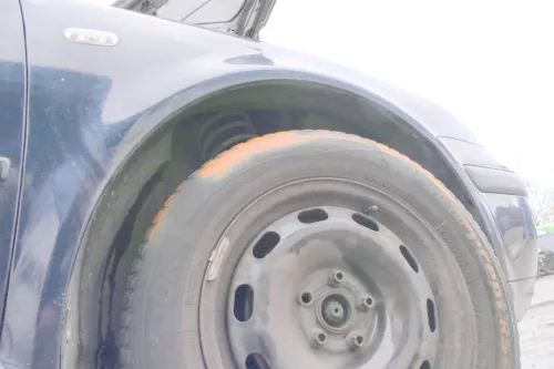 VW Golf 4 Kotflügel vorne rechts blau LA5G (179156)