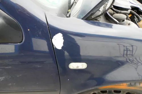 VW Golf 4 Kotflügel vorne rechts blau LA5G (179156)